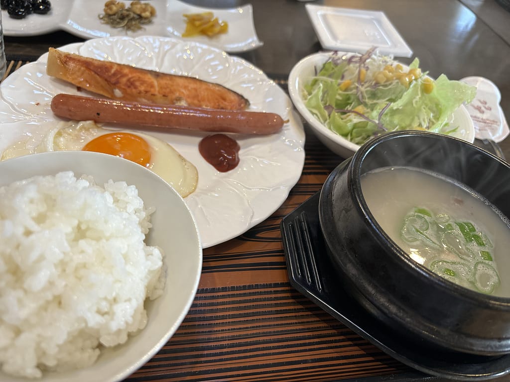 2日目の朝ごはん