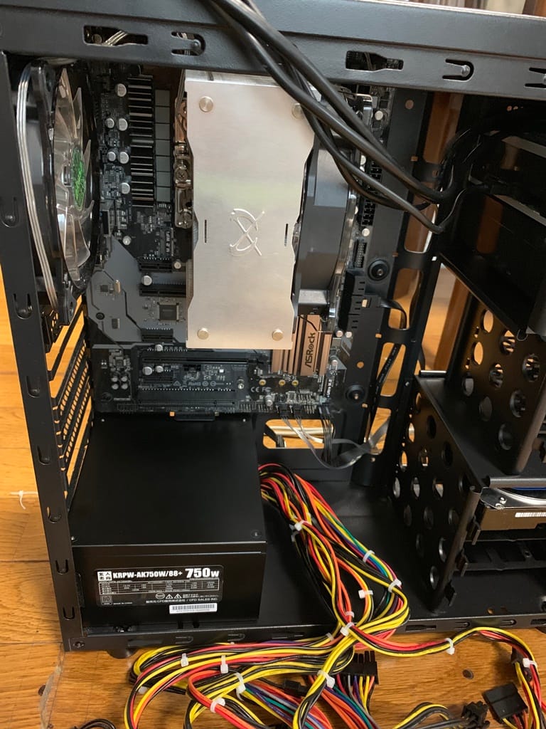 ATX電源を交換 工程1